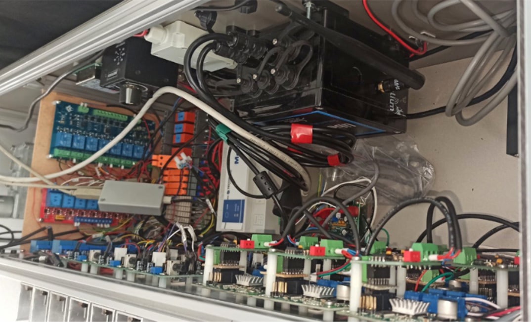 CyanoBox integrated prototype (electronics and control section)